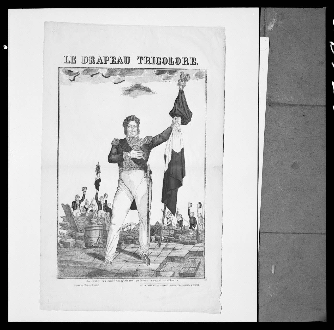 Jean Marthelot photographie MNATP. Exposition itinérante. Cent chefs d'œuvre de l'ancienne imagerie française Ile-de-France, France 1965/7/7 Ph.1965.67.59 Photo