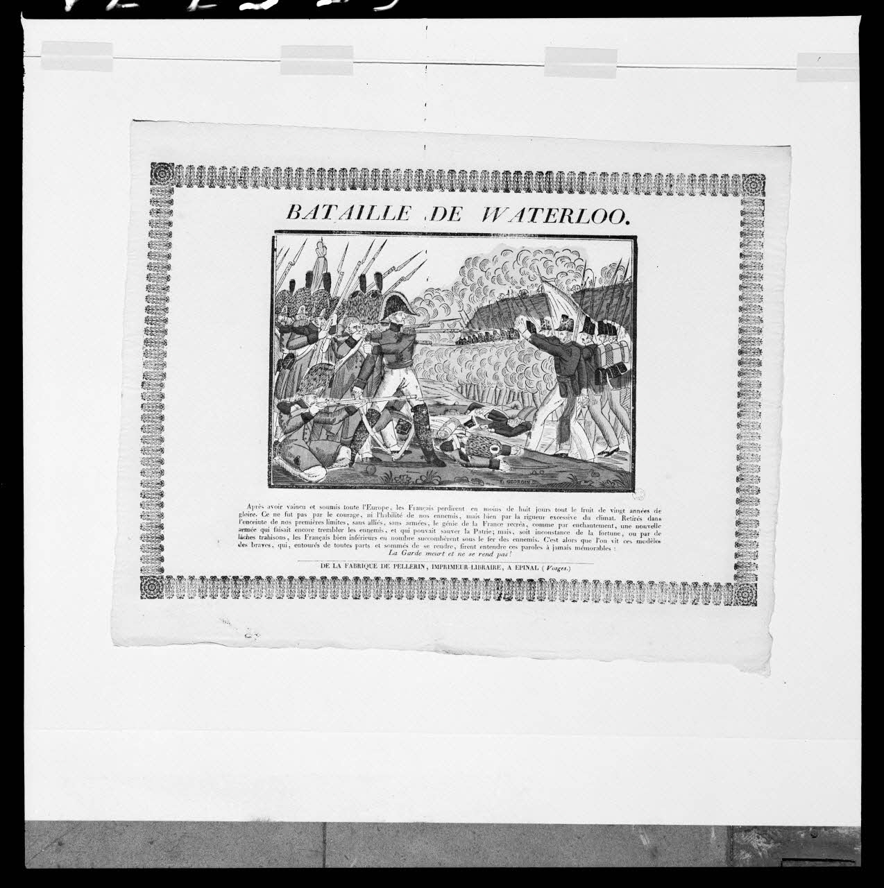 Jean Marthelot photographie MNATP. Exposition itinérante. Cent chefs d'œuvre de l'ancienne imagerie française Ile-de-France, France 1965/7/7 Ph.1965.67.71 Photo