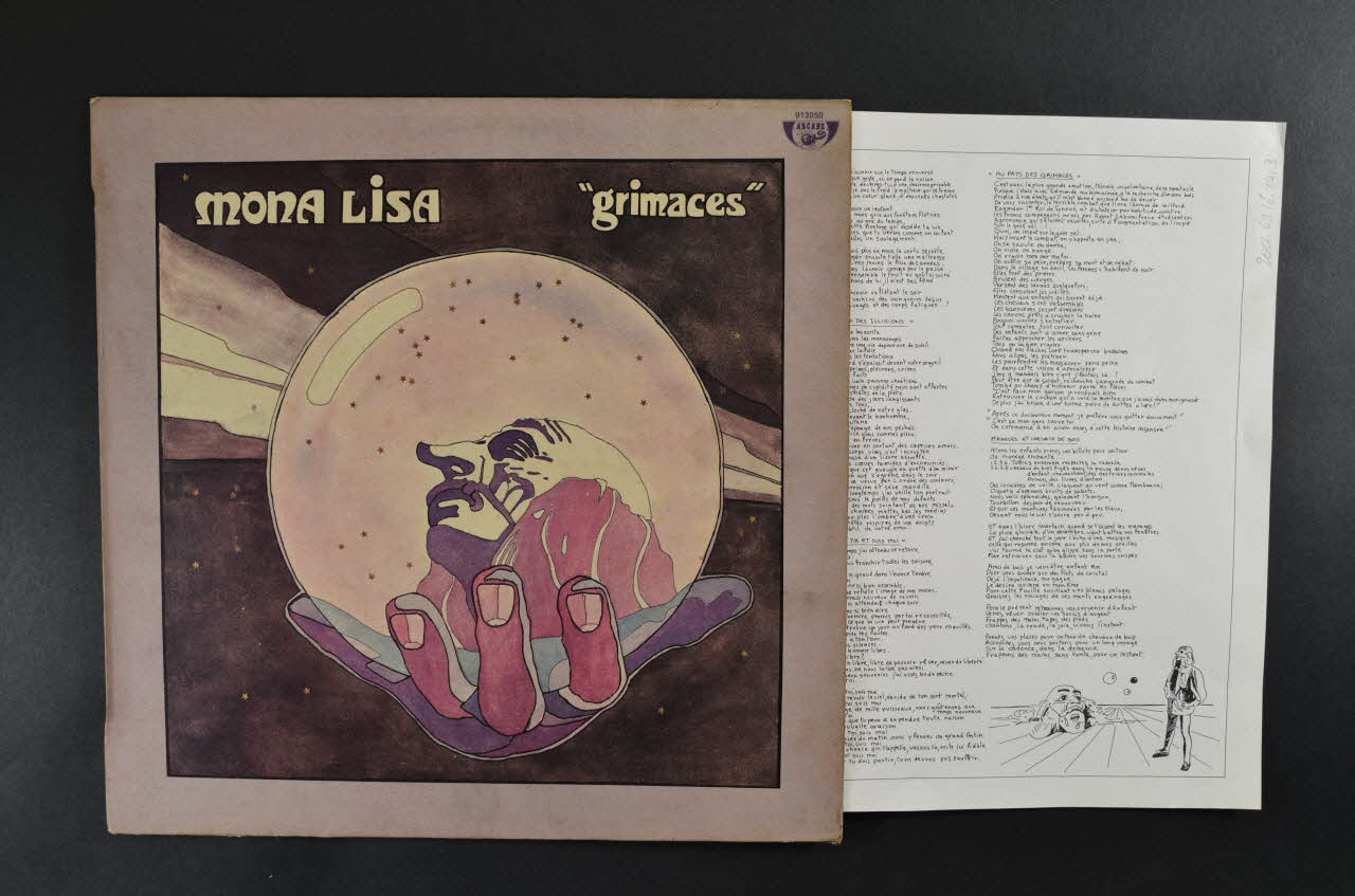 disque 33 tours Grimaces / Mona Lisa 2001.69.16.99.1-3 Photo Mucem