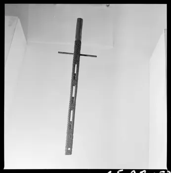 Jean Marthelot photographie Dévidoir en bois décoré et ajouré Ile-de-France, France 1965/10/1 Ph.1965.98.153 Photo