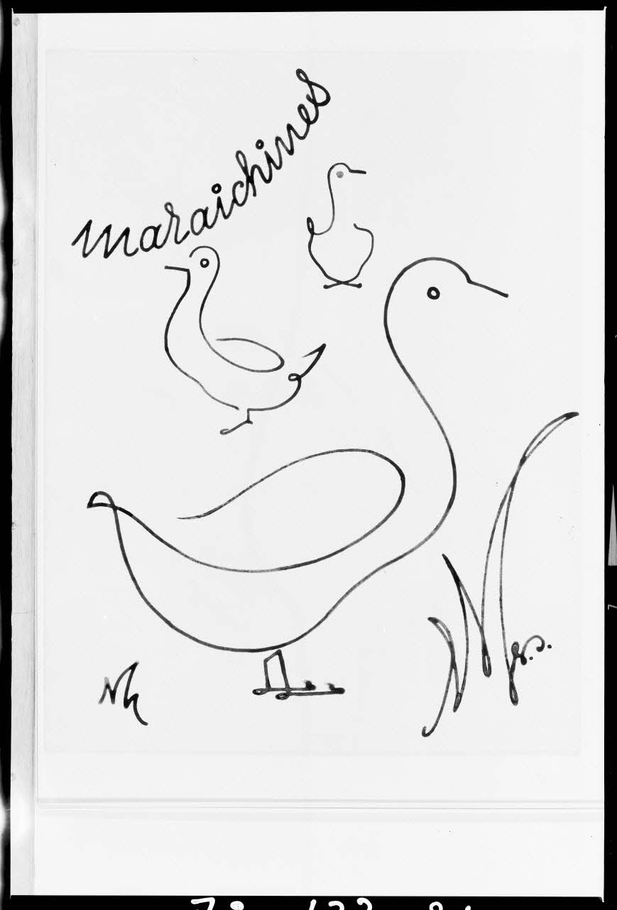 Gaston Dolbeau photographie MNATP. Mission de Mademoiselle Lancelot sur la musicologie Vendée Pays de la Loire, France 1972/4/1 Ph.1972.133.24 Photo