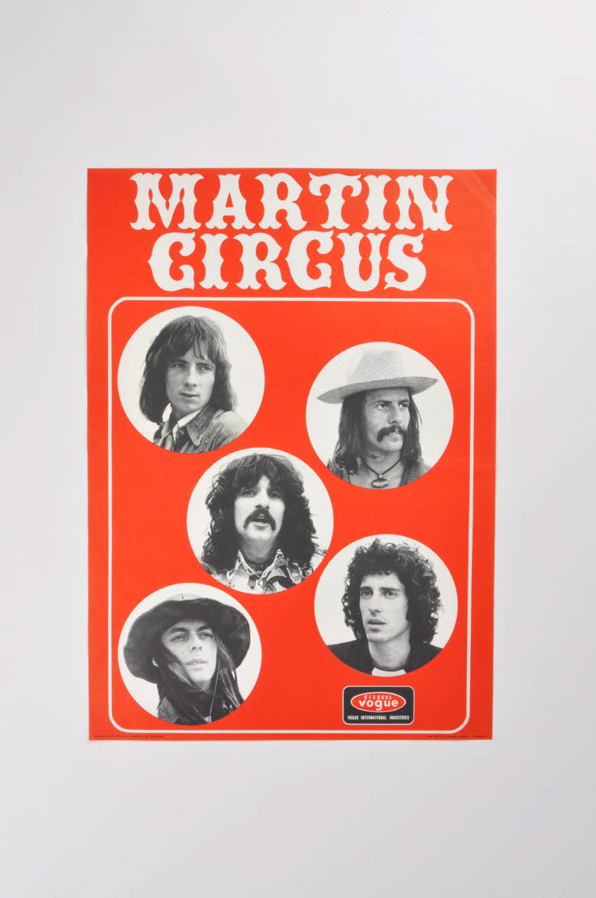 Lalande-Courbet ; Charles Ginoux De Fermon affiche Martin Circus Île-de-France, France 1970 2001.69.17.24 Photo Mucem