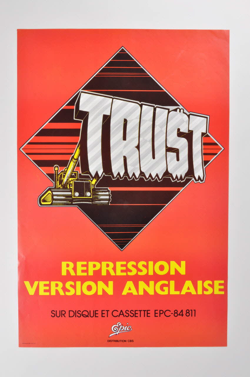 Imprimerie Rivier affiche Trust 1970 2001.69.17.28 Photo Mucem