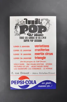 Lalande-Courbet affiche Lundi / Pop / Golf Drouot Île-de-France, France 1960-1970 2001.69.17.3 Photo Mucem