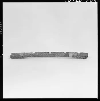 Beck photographie Baguette à encoches pour guérir. Coudrier. Provient de Toutaine. Daté de 1890 France 1970/3/19 Ph.1970.20.539  Photo