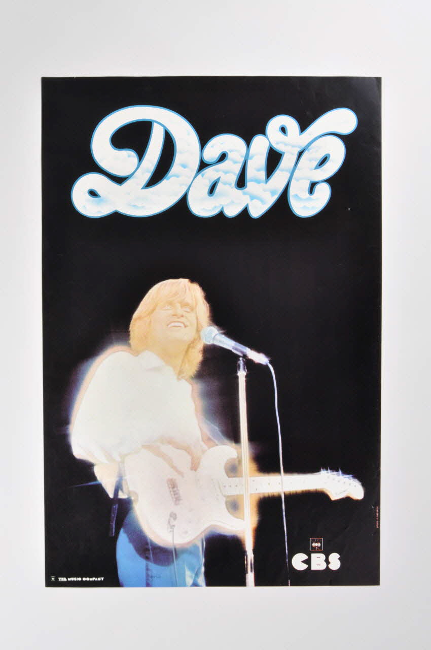 Imprimerie Rivier ; J. Lebreton affiche Dave France 1970 2001.69.17.64 Photo Mucem