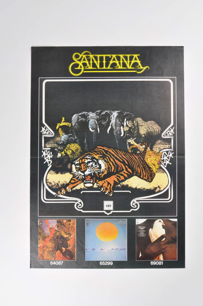 affiche Santana 1970 2001.69.17.78 Photo Mucem