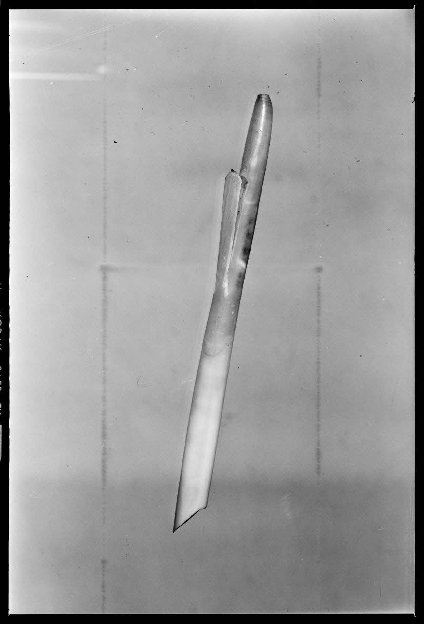 Beck photographie Anche simple en plume d'oie. Provenant des Hautes-Pyrénées France 1970/10/1 Ph.1970.20.2330 Photo