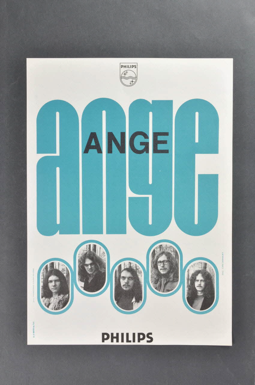Claude Delorme ; Chris' Bonnefoy affiche Ange Île-de-France, France 1970 2001.69.17.92 Photo Mucem