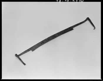 Beck photographie Plane droite de tonnelier. Provenant de l'Yonne France 1970 Ph.1970.20.2970 Photo