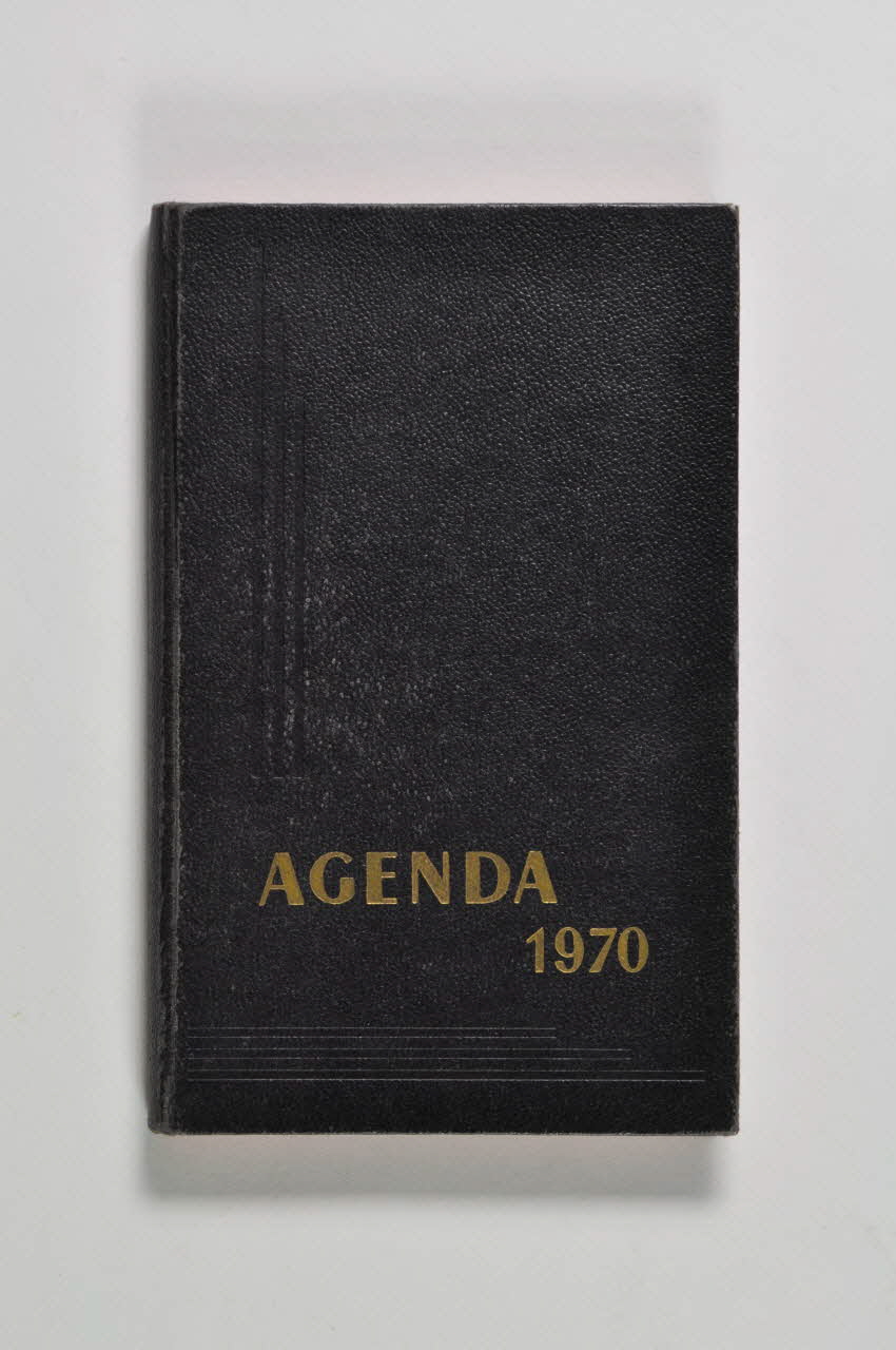 agenda agenda pour l'année 1970 1970 2001.69.63.13 Photo Mucem