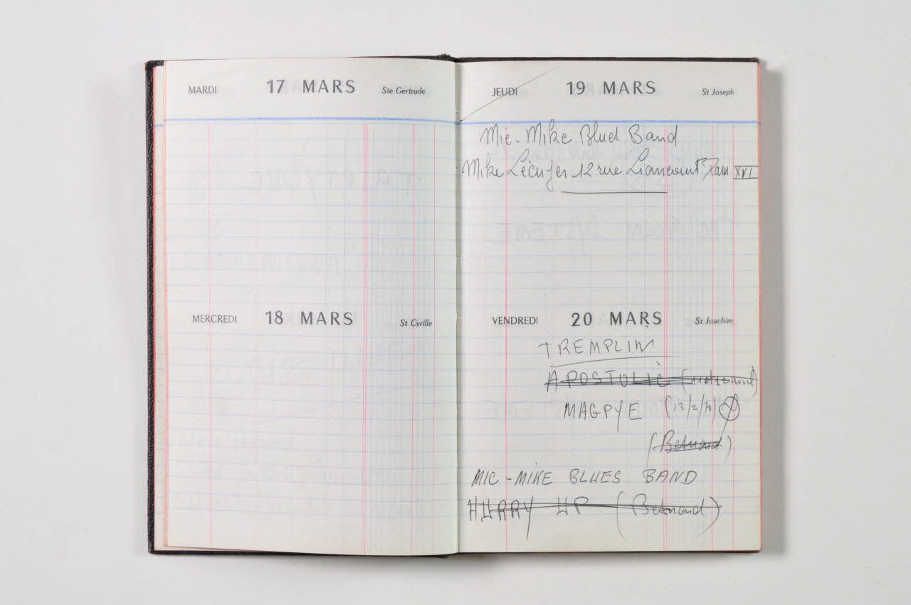 agenda agenda pour l'année 1970 1970 2001.69.63.13 Photo Mucem
