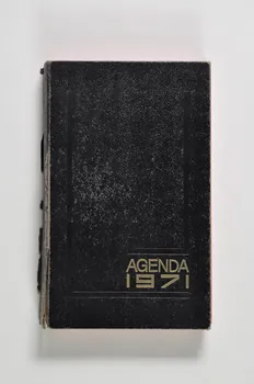 agenda agenda pour l'année 1971 1971 2001.69.63.14 Photo Mucem