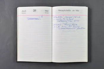 agenda agenda pour l'année 1973 1973 2001.69.63.18.1-2 Photo Mucem