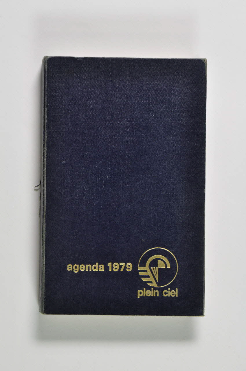 agenda agenda pour l'année 1979 1979 2001.69.63.24  Photo Mucem