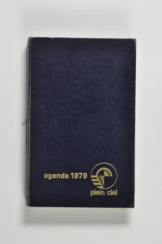 agenda agenda pour l'année 1979 1979 2001.69.63.24 Photo Mucem