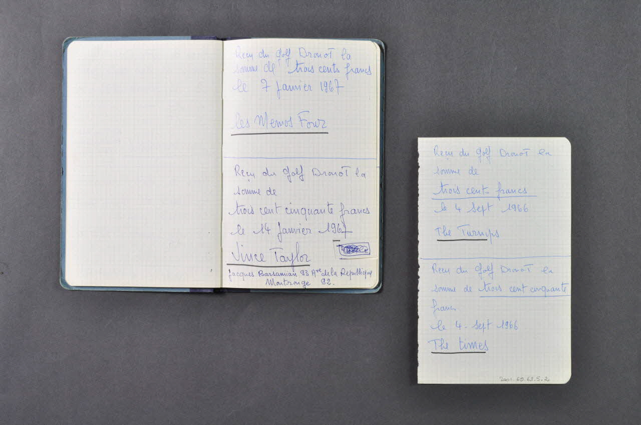 carnet 1966 2001.69.63.5.1-2 Photo Mucem