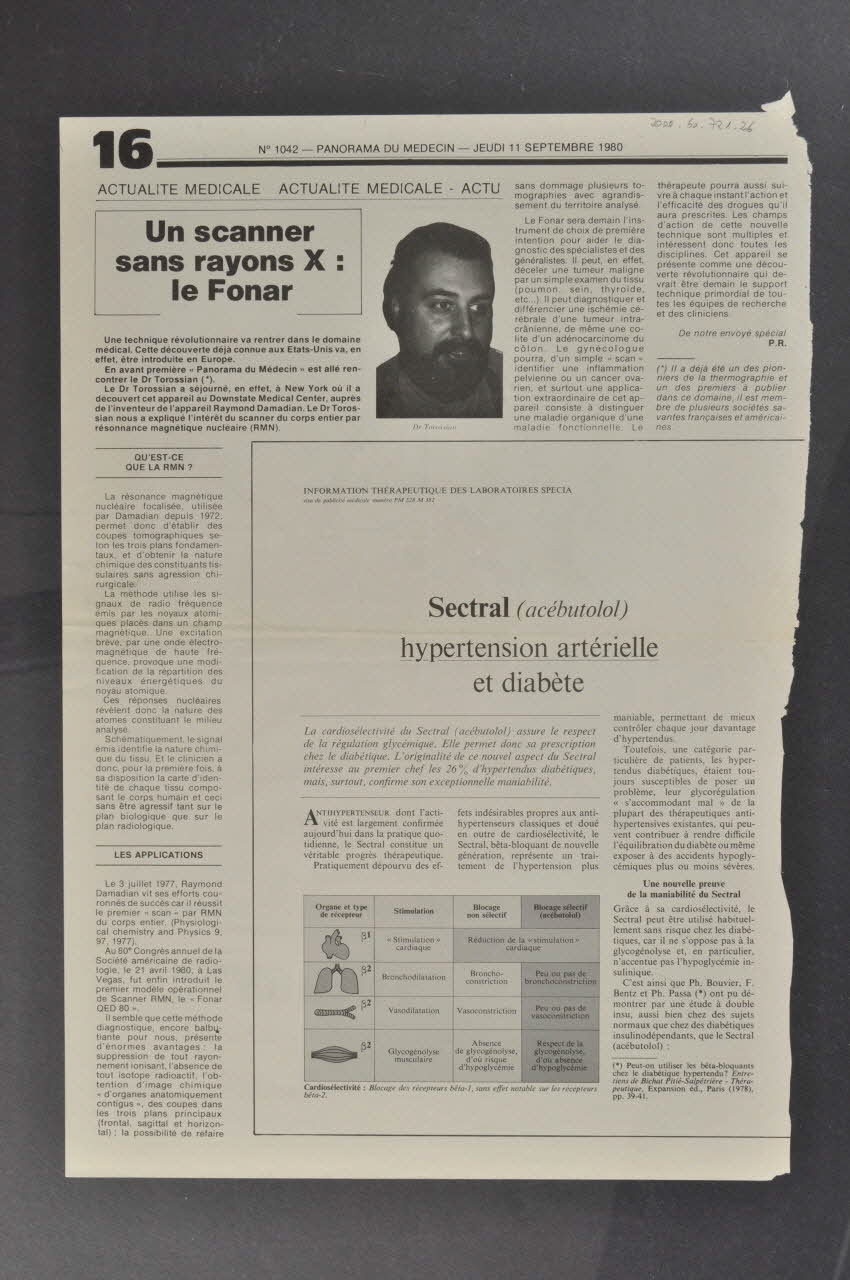 COUPURE DE JOURNAL 1972-1984 2000.60.721.26 Photo Mucem