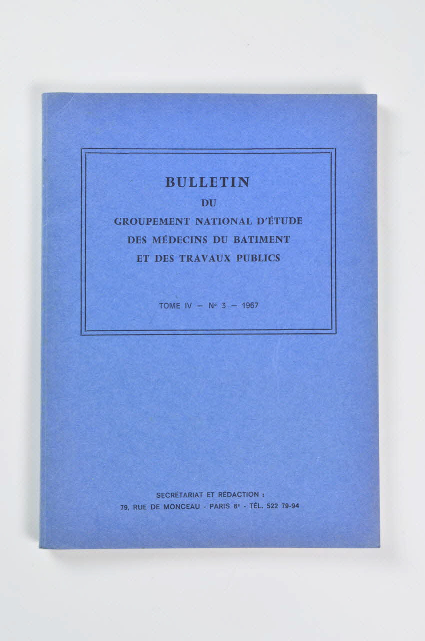 revue professionnelle 1967 2000.60.847.4 Photo Mucem