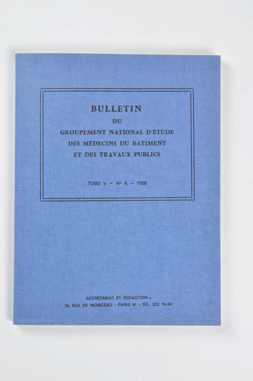 revue professionnelle 1968 2000.60.847.9 Photo Mucem
