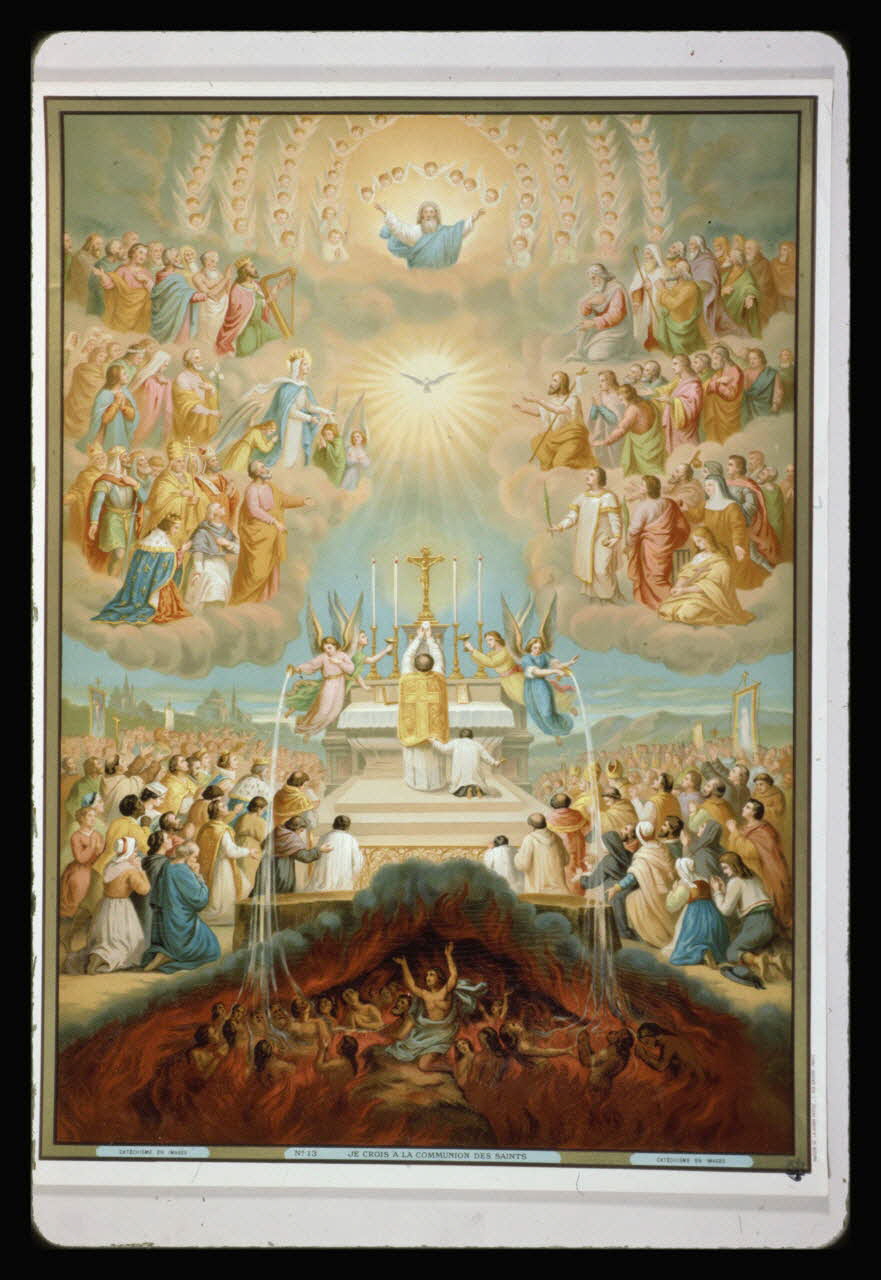 photographie Catéchisme en images. Chromolithographie aux éditions Bonne Presse Ph.1984.54.13 Photo