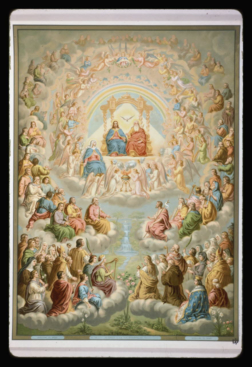 photographie Catéchisme en images. Chromolithographie aux éditions Bonne Presse Ph.1984.54.16 Photo