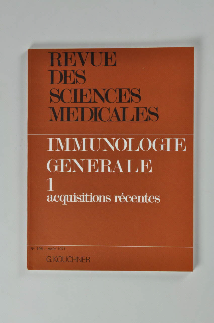 revue professionnelle 1970 2000.60.913.3 Photo Mucem