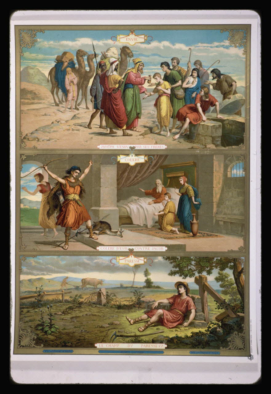 photographie Catéchisme en images : vertu théologale. Chromolithographie aux éditions Bonne Presse Ph.1984.54.61 Photo