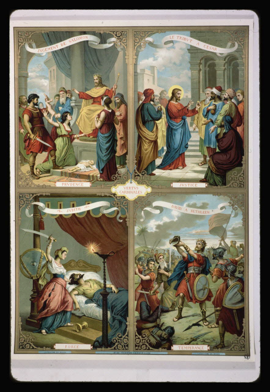 photographie Catéchisme en images : vertu théologale. Chromolithographie aux éditions Bonne Presse Ph.1984.54.63 Photo