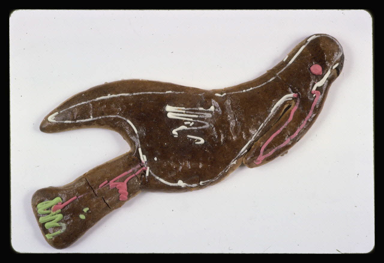 photographie Pain d'épice à décor d'oiseau Ph.1984.55.11 Photo