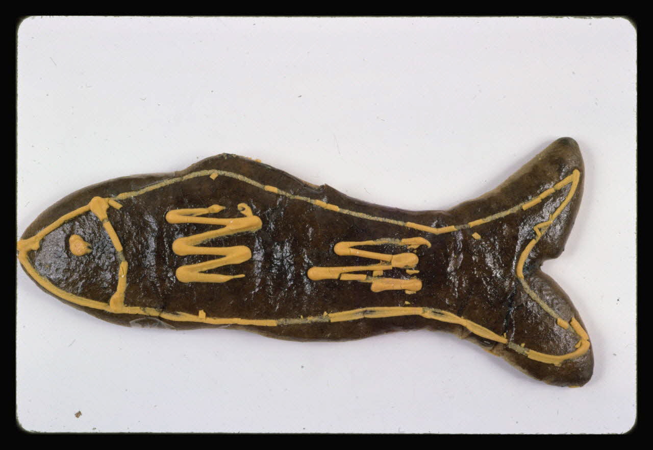 photographie Pain d'épice à décor de poisson Ph.1984.55.12 Photo