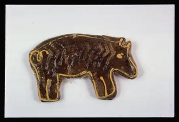 photographie Pain d'épice à décor de cochon Ph.1984.55.13 Photo