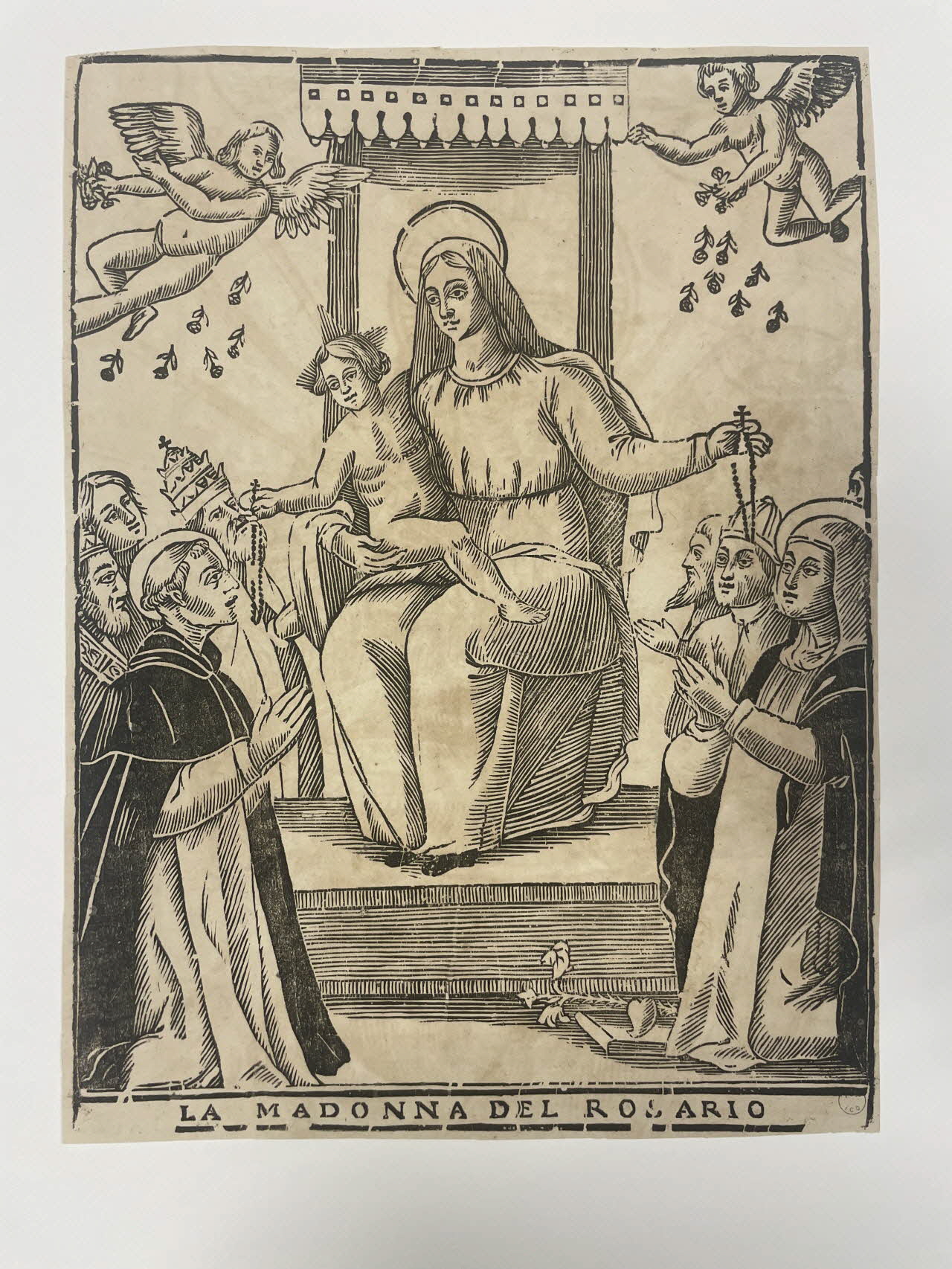 imagerie ancienne LA MADONNA DEL ROSARIO 2000.46.5 Photo Mucem