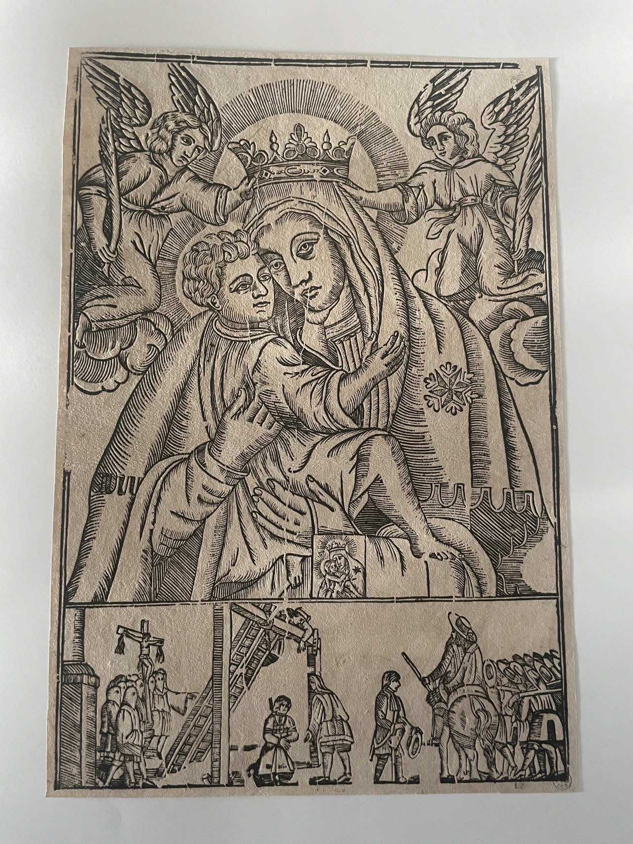 imagerie ancienne Vierge au scapulaire 2000.46.8 Photo Mucem