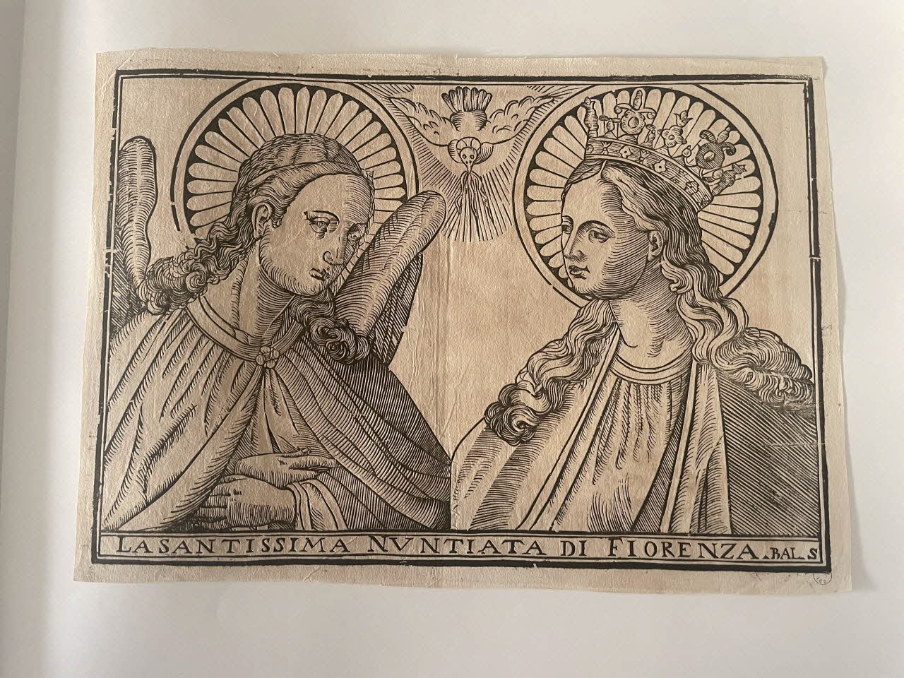 imagerie ancienne LA SANTISSIMA NUNTITA DI FIORENZA BAL S 2000.46.18 Photo