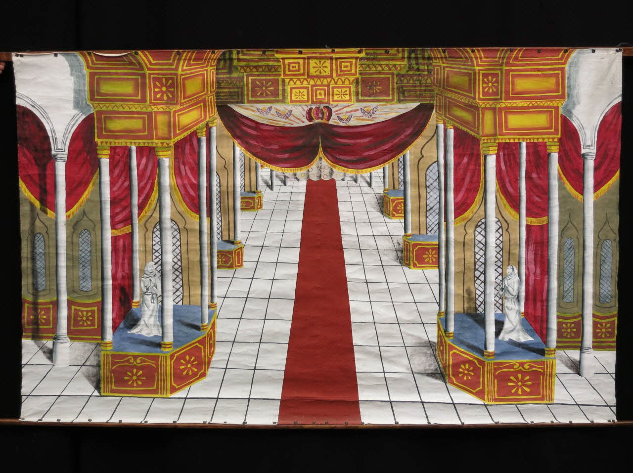 Roberto Cavallaro rideau de fond de scène Reggia di Parigi Sicile, Italie 2000-2010 2015.1.43 Photo Mucem