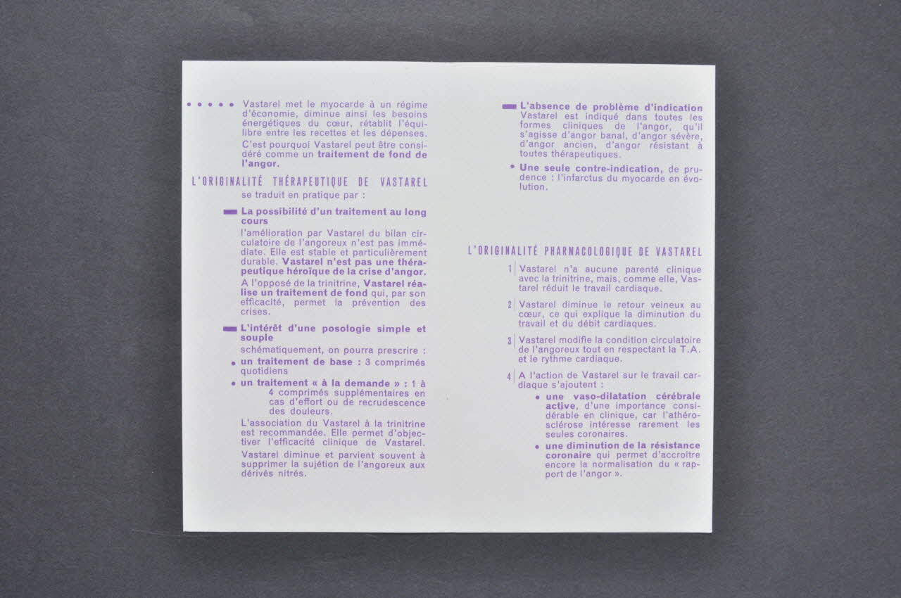 dépliant publicitaire 1970 2000.60.977.20  Photo Mucem