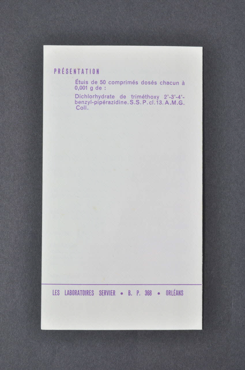 dépliant publicitaire 1970 2000.60.977.20  Photo Mucem
