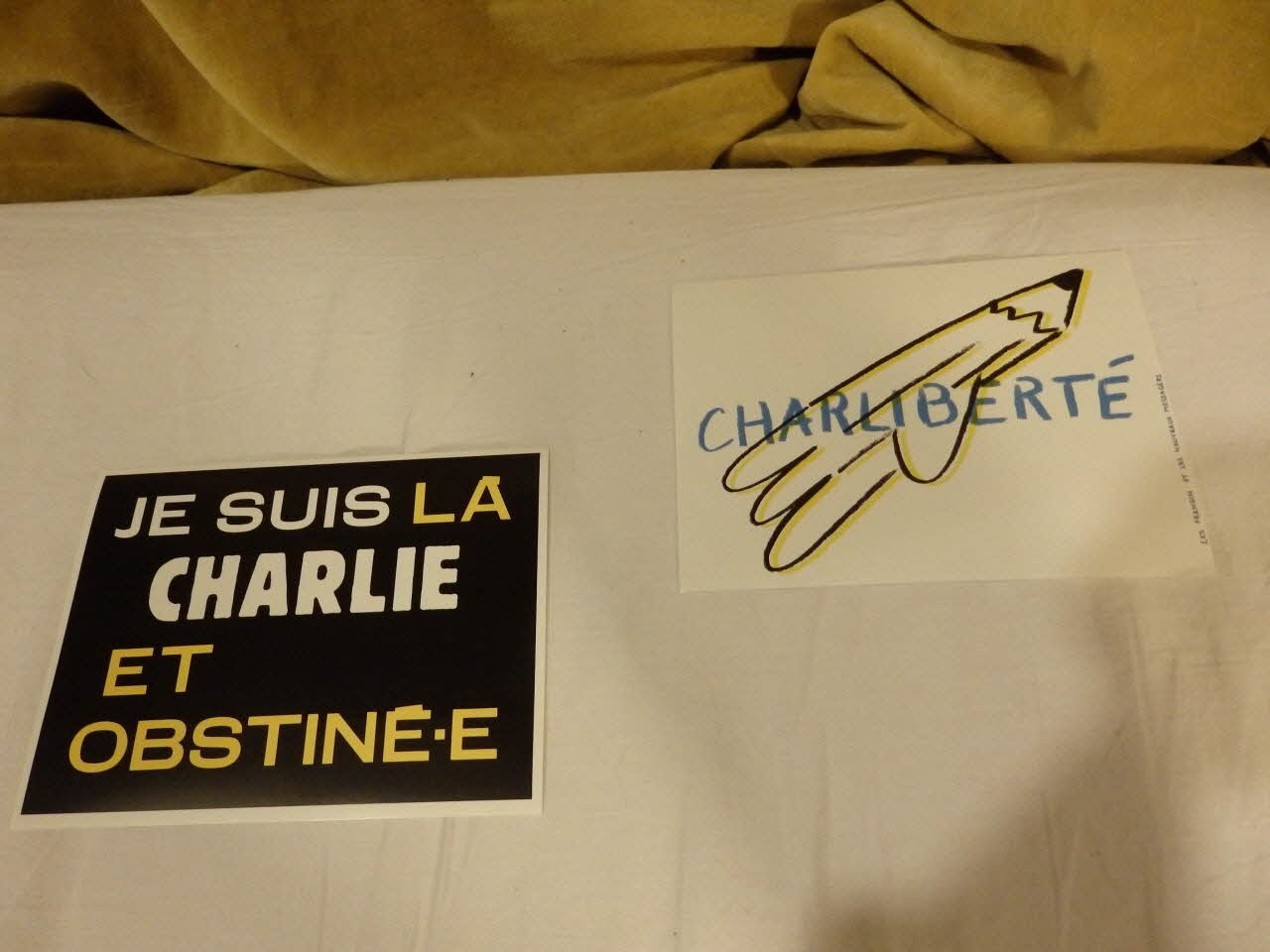 affiche de récupération JE SUIS CHARLIBERTE Ile-de-France, France 2015/1/1-2015/1/31 2015.9.44 Photo Mucem
