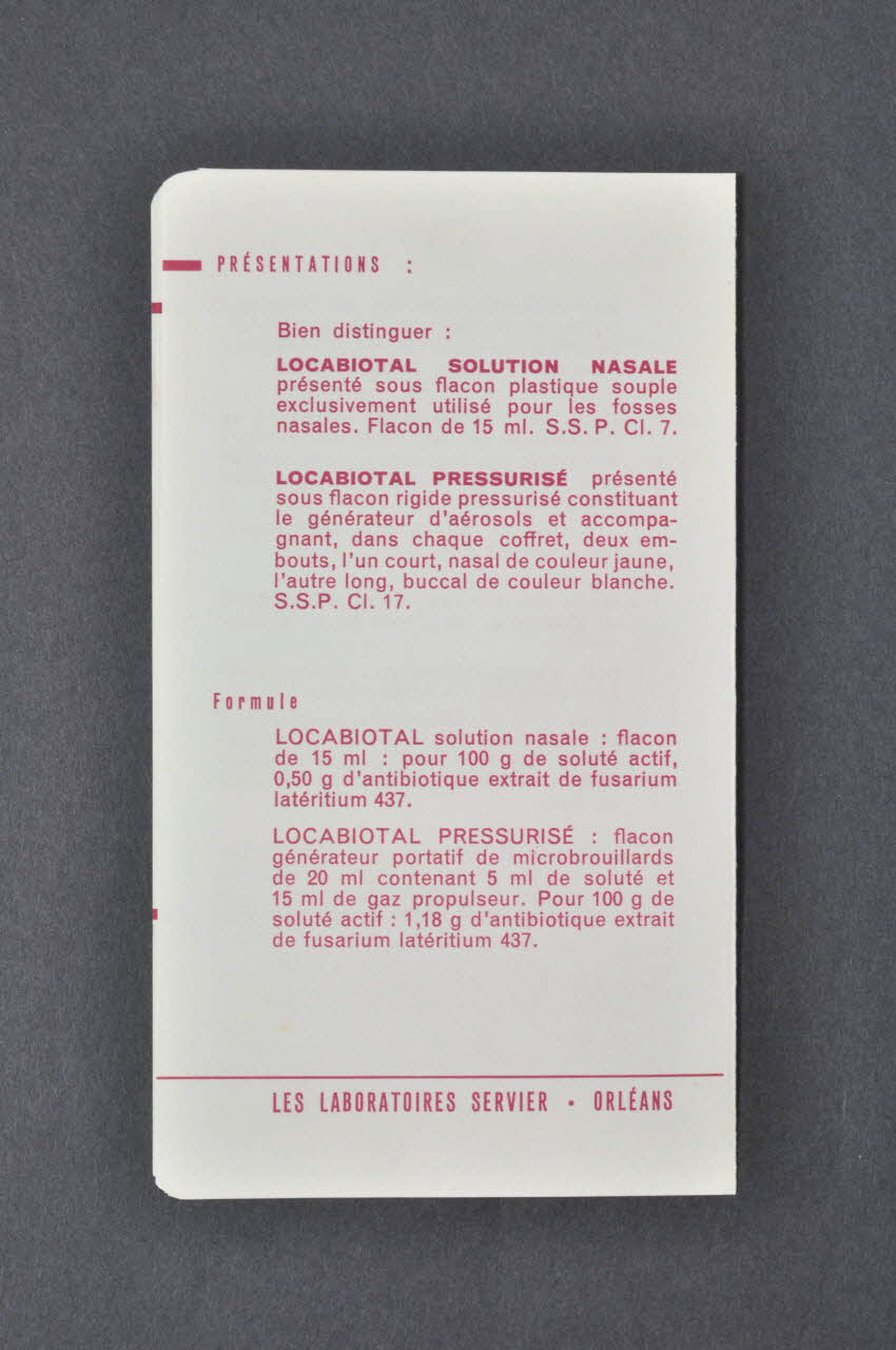 dépliant publicitaire 1970 2000.60.977.22  Photo Mucem