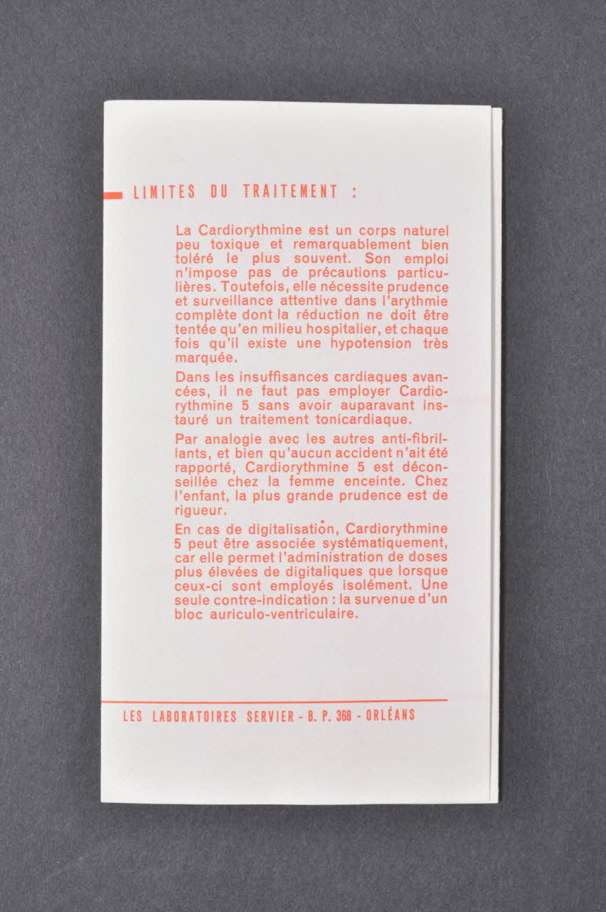 dépliant publicitaire 1970 2000.60.977.29  Photo Mucem