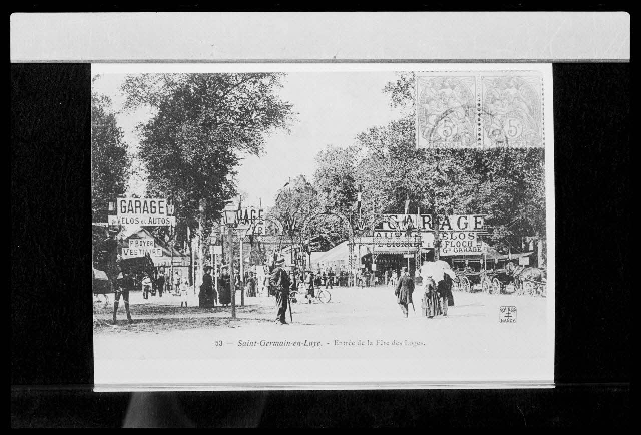 photographie Entrée de la fête des loges en 1900 Ph.1987.45.50 Photo