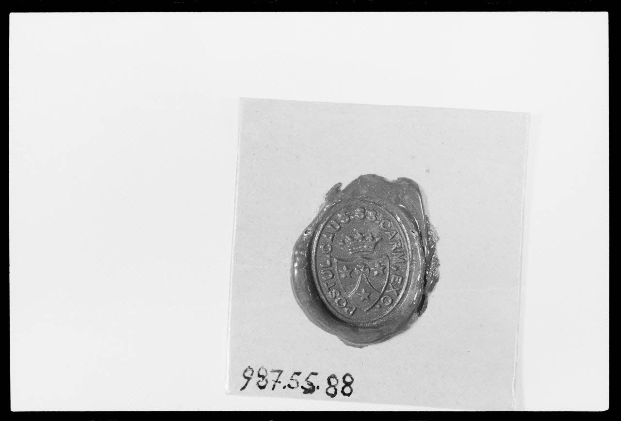 photographie Médaille et scapulaire. Sainte Thérèse de Lisieux. Cachet de cire Ph.1988.1.297  Photo