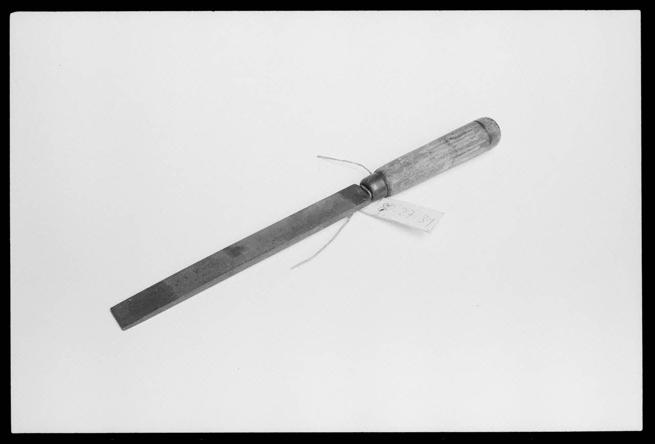 photographie Outillage spécialisé pour le métal : lime plate Ph.1988.1.37 Photo