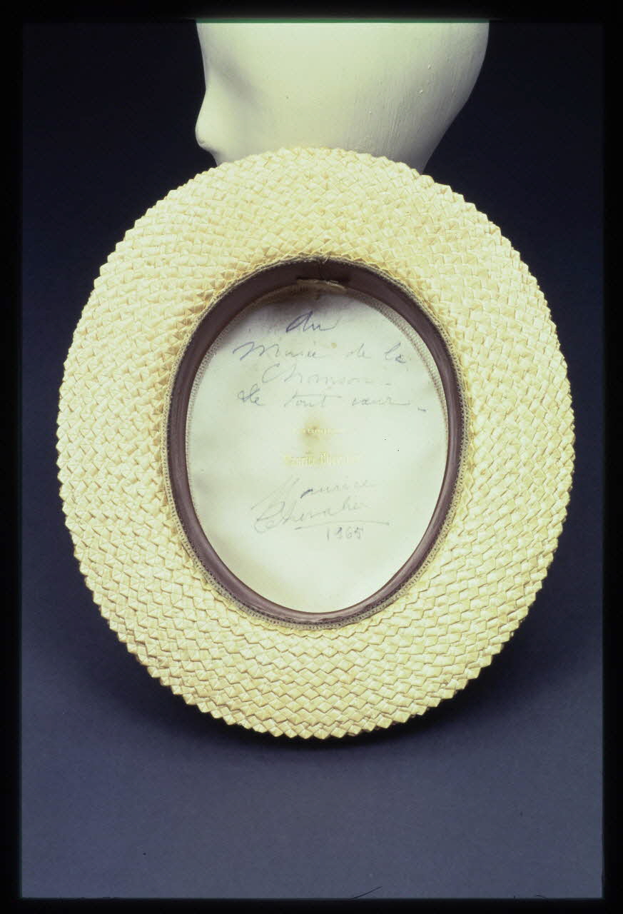 photographie Canotier de Maurice Chevalier Ph.2004.1.184 Photo