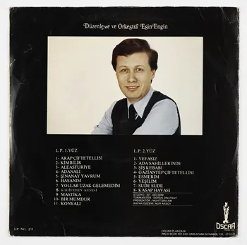 Esin Engin orkestras ; Oscar Plakçılık disque 33 tours Super oriental music Turquie 1979 2023.21.4.1-2 Photo Mucem / Marianne Kuhn