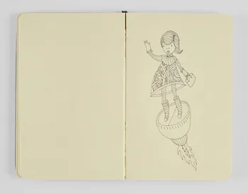 Bugz carnet de dessins blackbook Attique, Grèce 2006 2023.26.1  Photo Mucem / Marianne Kuhn