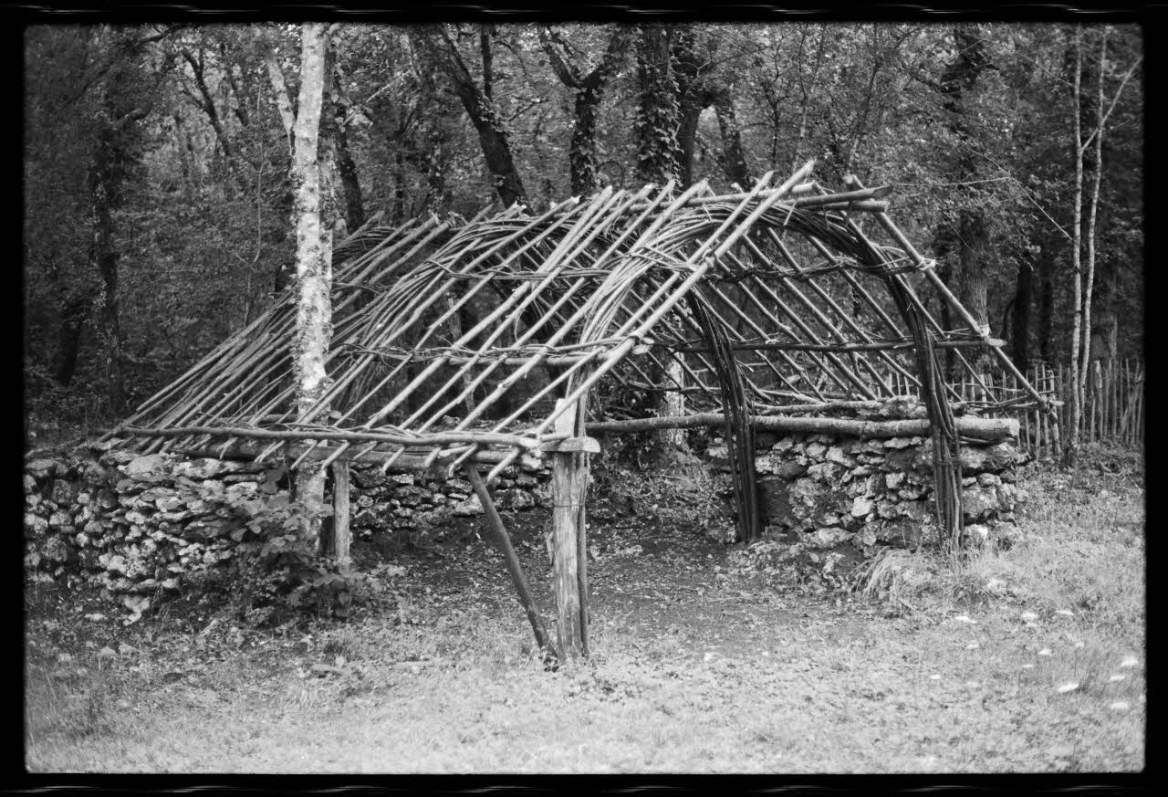 photographie Charpente de la hutte d'un bûcheron Ph.1977.101.6 Photo