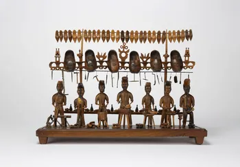 Urbain Olié chef-d'oeuvre de sabotier Chef d'oeuvre de sabotier Midi-Pyrénées, France 1875-1900 2023.31.1.1-2 Photo Mucem / Marianne Kuhn