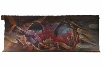 toile de fond de théâtre de marionnettes 1948.6.9.1 Photo Mucem